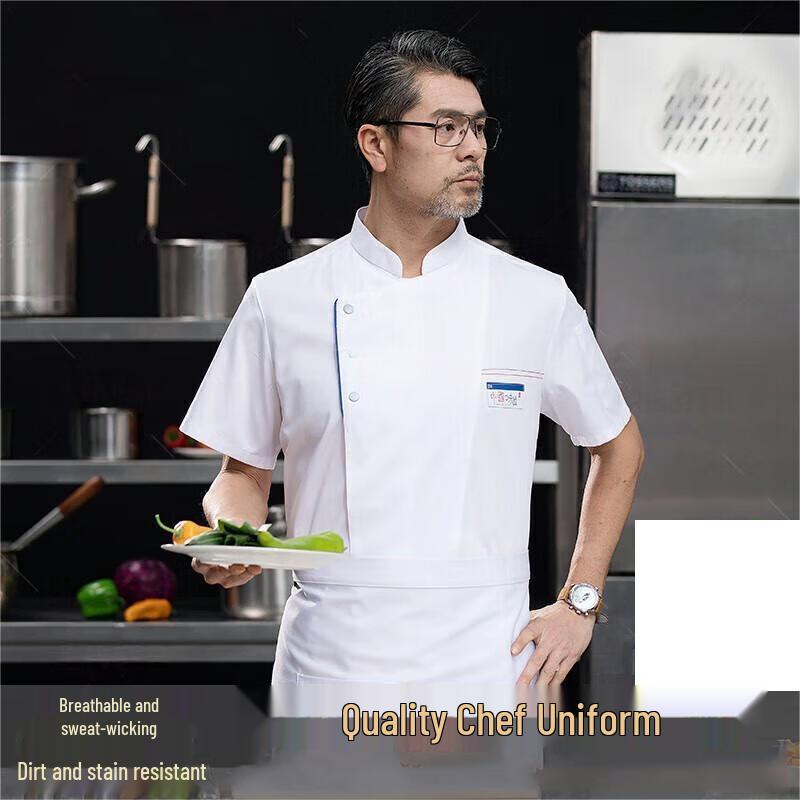 JingJingRS Унисекс Летний Топ с Коротким Рукавом для Шеф-повара
JingJingRS Унисекс Летний Топ с Коротким Рукавом для Шеф-повара