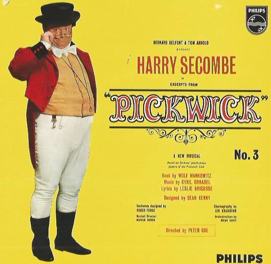 7inch Record HARRY SECOMBE Pickwick No3 BE12555 Philips UK Classical Used
7inch Record HARRY SECOMBE Pickwick No3 BE12555 Philips UK Classical Used