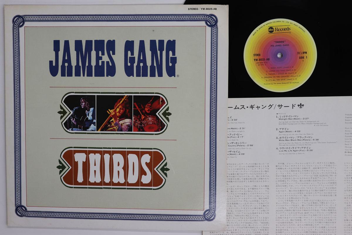 LP Record JAMES GANG Thirds YW8025AB ABC 1978 Japan Rock Used
LP Record JAMES GANG Thirds YW8025AB ABC 1978 Japan Rock Used