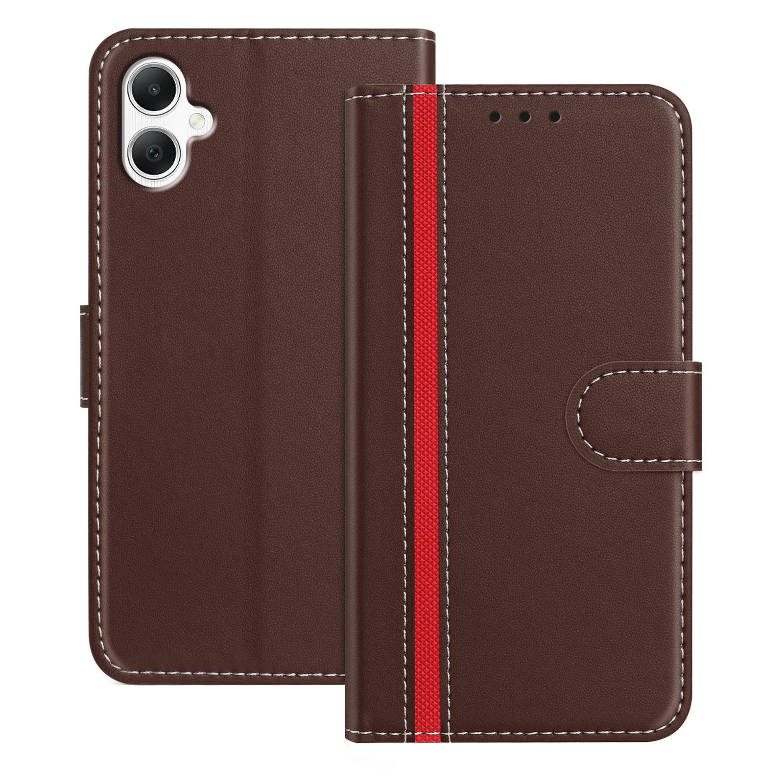 For Samsung Galaxy A07 5G Phone Cases Wallet Stand Color Splicing Leather Cover with Magnetic Clasp Brown
For Samsung Galaxy A07 5G Phone Cases Wallet Stand Color Splicing Leather Cover with Magnetic Clasp Brown
