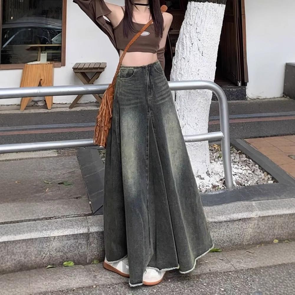 2025 American Retro High-Waist Washed Denim A-Line Skirt for Women - Petite Autumn Collection L: 109-120 lbs
2025 American Retro High-Waist Washed Denim A-Line Skirt for Women - Petite Autumn Collection L: 109-120 lbs