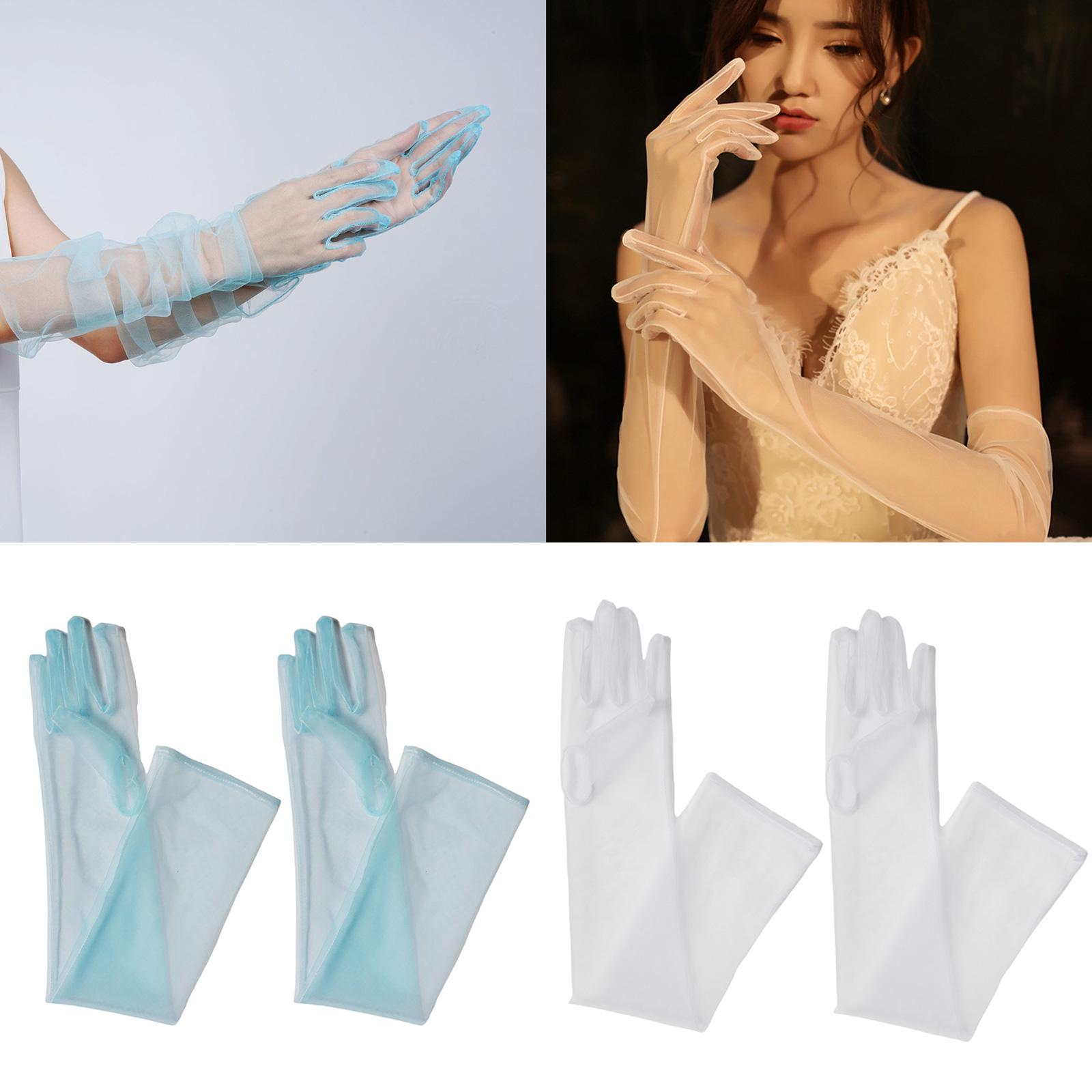 2pack Sheer Elbow Length Gloves Fashionable Party Mittens Bridal Wedding Gloves for Weddings and Evening Parties 9
2pack Sheer Elbow Length Gloves Fashionable Party Mittens Bridal Wedding Gloves for Weddings and Evening Parties 9