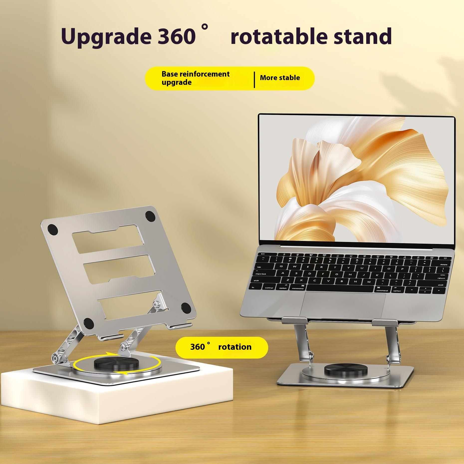 D031 Alloy Steel Rotatable Desktop Laptop Holder Heat Dissipation Notebook Heighten Stand Grey
D031 Alloy Steel Rotatable Desktop Laptop Holder Heat Dissipation Notebook Heighten Stand Grey