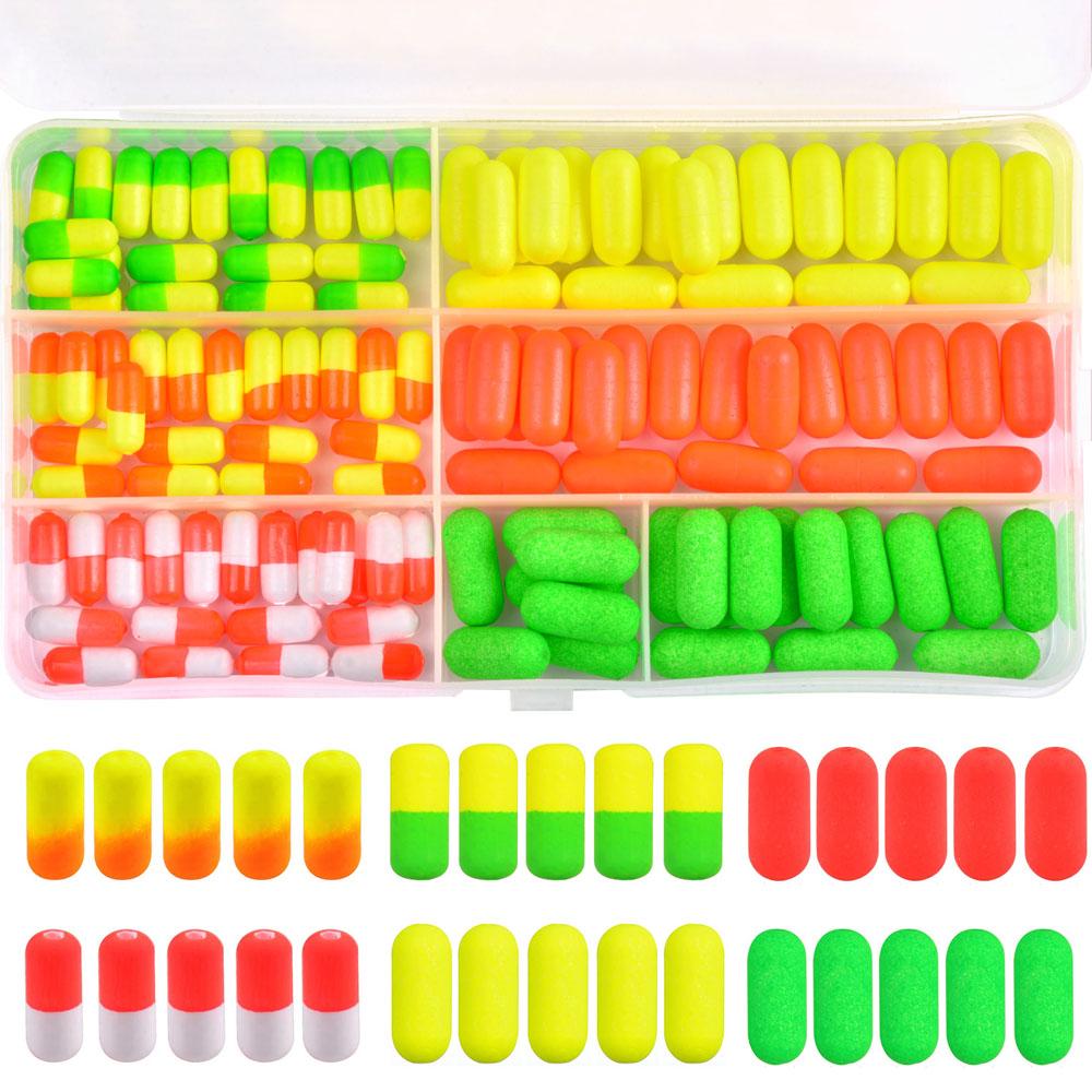 120Pcs/Box Pompano Rig Floats Kit Cylinder Foam Fishing Bobber Float Fly Fishing Rig Making Kit For Trout Catfish Walleye Tackle
120Pcs/Box Pompano Rig Floats Kit Cylinder Foam Fishing Bobber Float Fly Fishing Rig Making Kit For Trout Catfish Walleye Tackle