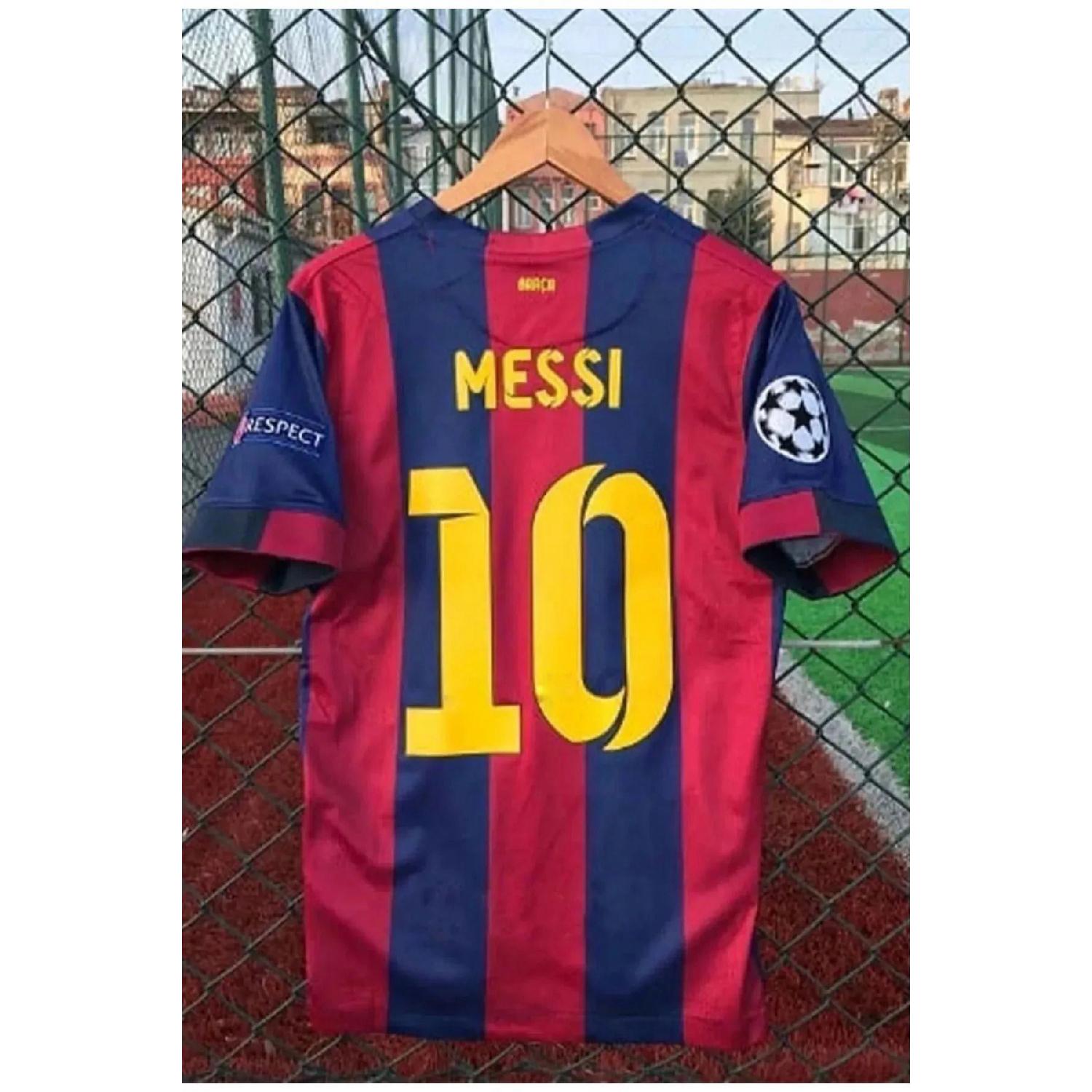 Ностальгическая майка Месси по Лиге Чемпионов 2014/15 S чистый 
Ностальгическая майка Месси по Лиге Чемпионов 2014/15 S чистый