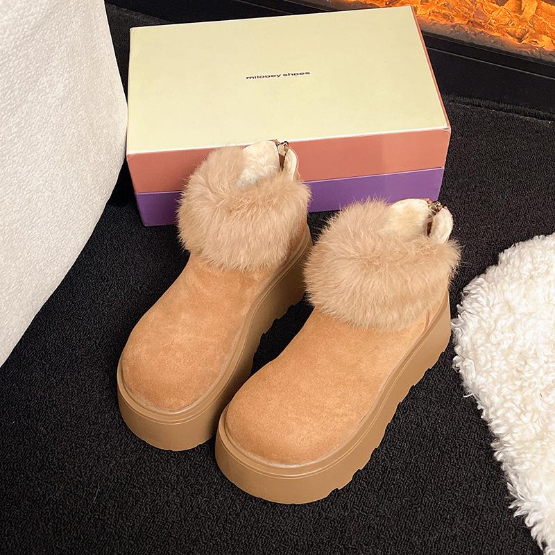 Женские зимние теплые меховые ботинки на толстой подошве, на меховой подкладке, длинные плюшевые сапоги для снега, нескользящие, износостойкие, повседневные спортивные хлопковые ботинки 35
Женские зимние теплые меховые ботинки на толстой подошве, на меховой подкладке, длинные плюшевые сапоги для снега, нескользящие, износостойкие, повседневные спортивные хлопковые ботинки 35