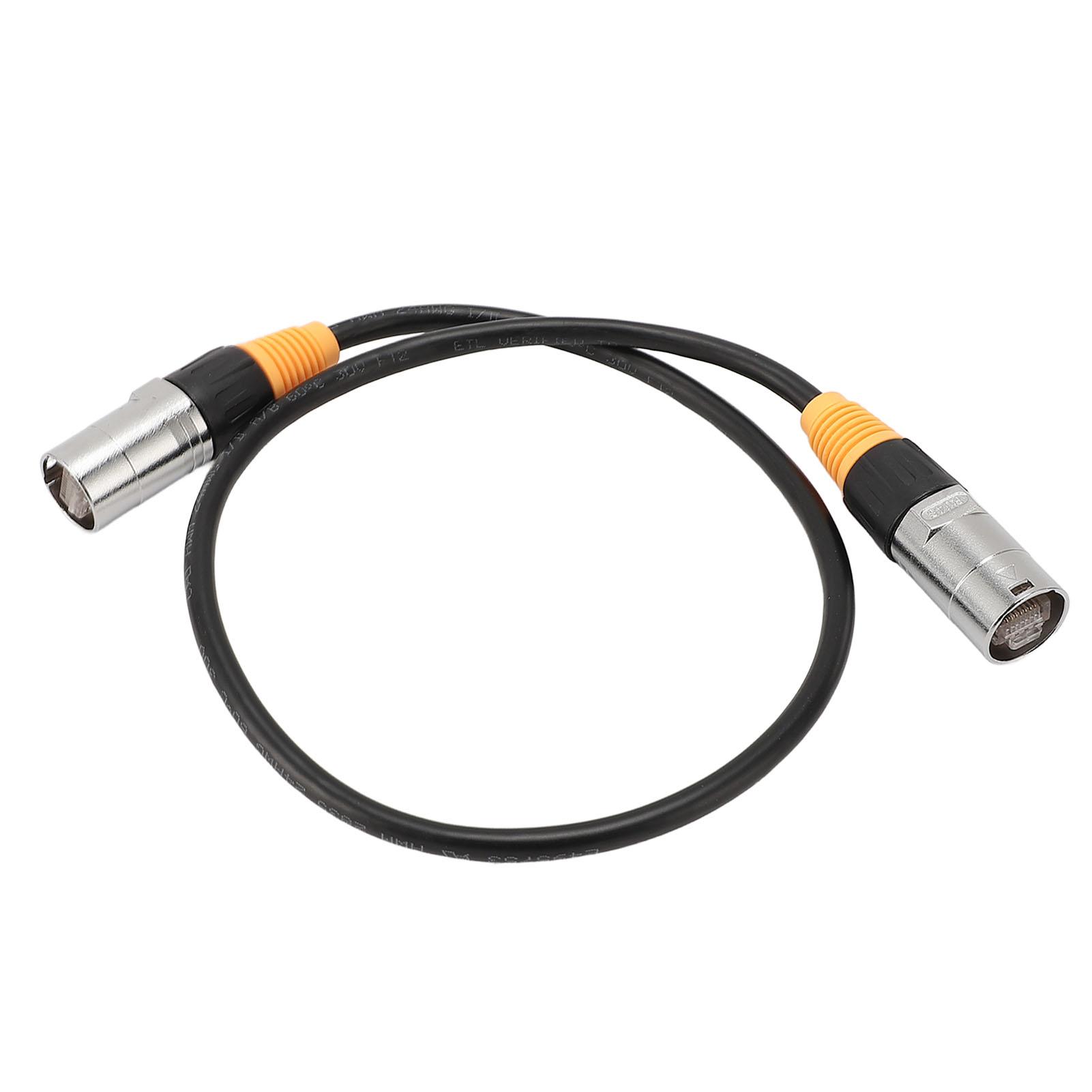 RJ45 Male to Male Cable 25 Inch Length IP65 Water Proof Shielded Aluminum Alloy Shell Ethernet
RJ45 Male to Male Cable 25 Inch Length IP65 Water Proof Shielded Aluminum Alloy Shell Ethernet