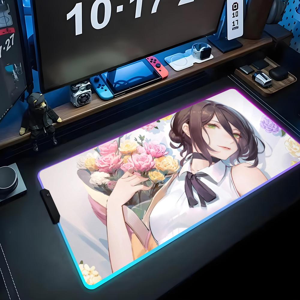 reze Mouse Pad RGB Gaming Mousepad Big LED Pad PC Desk Mat Luminous Mouse Pad Large Keyboard Mats Table Rug With Backlit RGB600x300x3mm
reze Mouse Pad RGB Gaming Mousepad Big LED Pad PC Desk Mat Luminous Mouse Pad Large Keyboard Mats Table Rug With Backlit RGB600x300x3mm