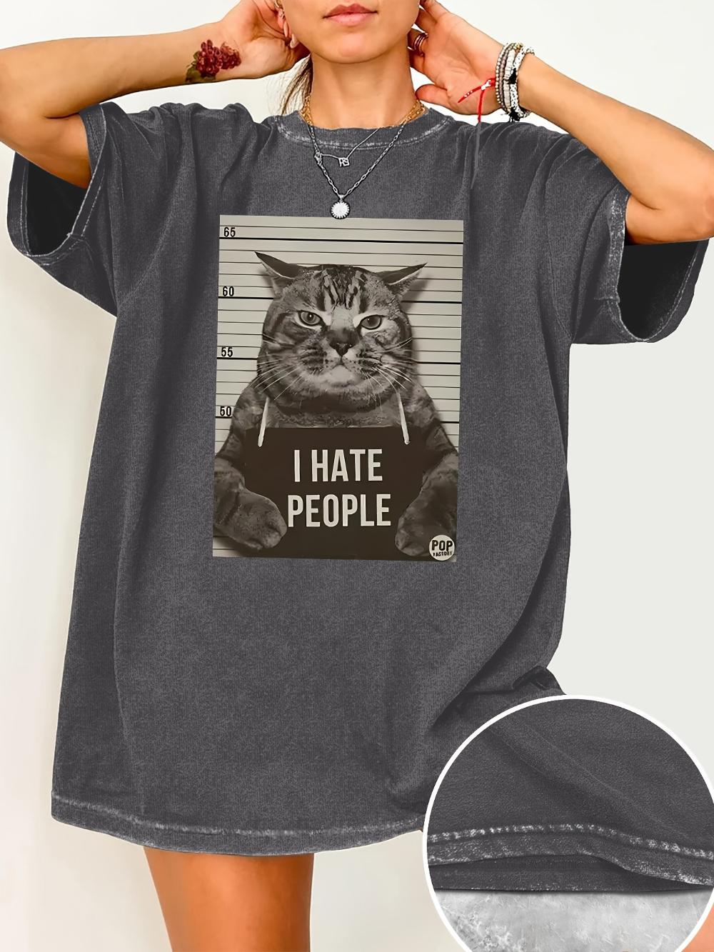 Cat Print Loose Round Neck Fashion Womens Short Sleeve Womens Clothing Clothing Graphic Short Sleeve Shirt Women AllSeason S
Cat Print Loose Round Neck Fashion Womens Short Sleeve Womens Clothing Clothing Graphic Short Sleeve Shirt Women AllSeason S