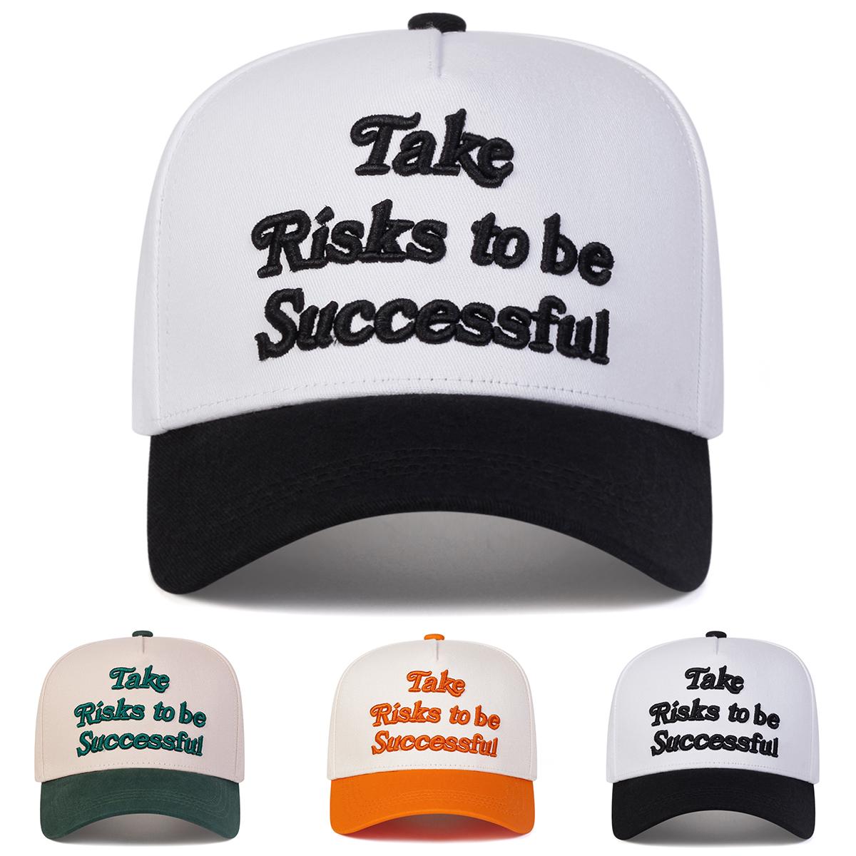 Unisex Take Risks To Be Successful Embroidery Baseball Caps Adjustable Casual Hats Spring and Autumn Outdoor Sunscreen Hat зелений
Unisex Take Risks To Be Successful Embroidery Baseball Caps Adjustable Casual Hats Spring and Autumn Outdoor Sunscreen Hat зелений