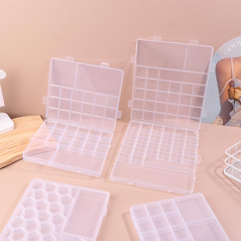 1Pcs Multifunctional Clear Plastic Organizer Box With Grids Container Nail Art Storage Box For Beads Organizer Art Diy Jewelry 2
1Pcs Multifunctional Clear Plastic Organizer Box With Grids Container Nail Art Storage Box For Beads Organizer Art Diy Jewelry 2