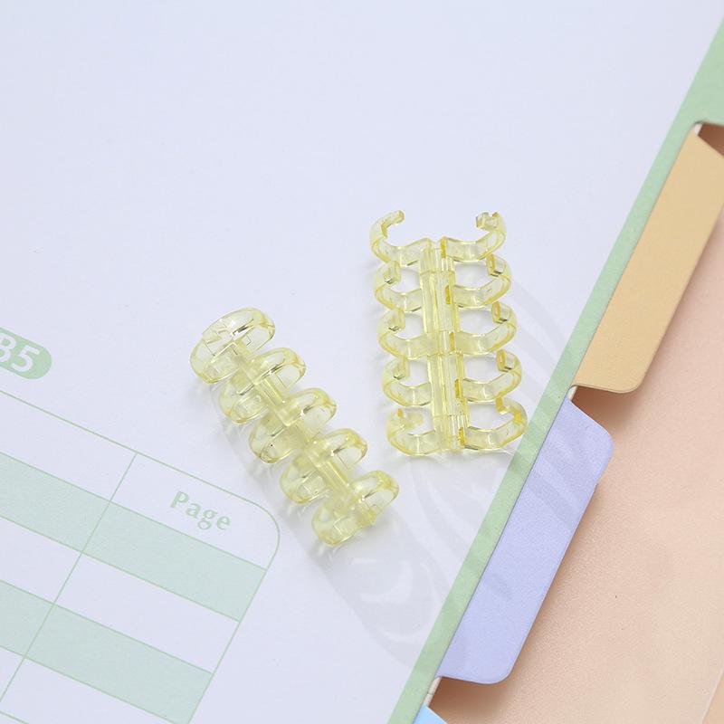 Five-Hole Removable Plastic Snap Ring Binder Book Cover 42mm*15mm
Five-Hole Removable Plastic Snap Ring Binder Book Cover 42mm*15mm