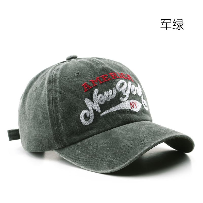 Personalized travel sunscreen sunshade sun hat washed letter embroidered baseball cap Adjustable армія зелений колір
Personalized travel sunscreen sunshade sun hat washed letter embroidered baseball cap Adjustable армія зелений колір