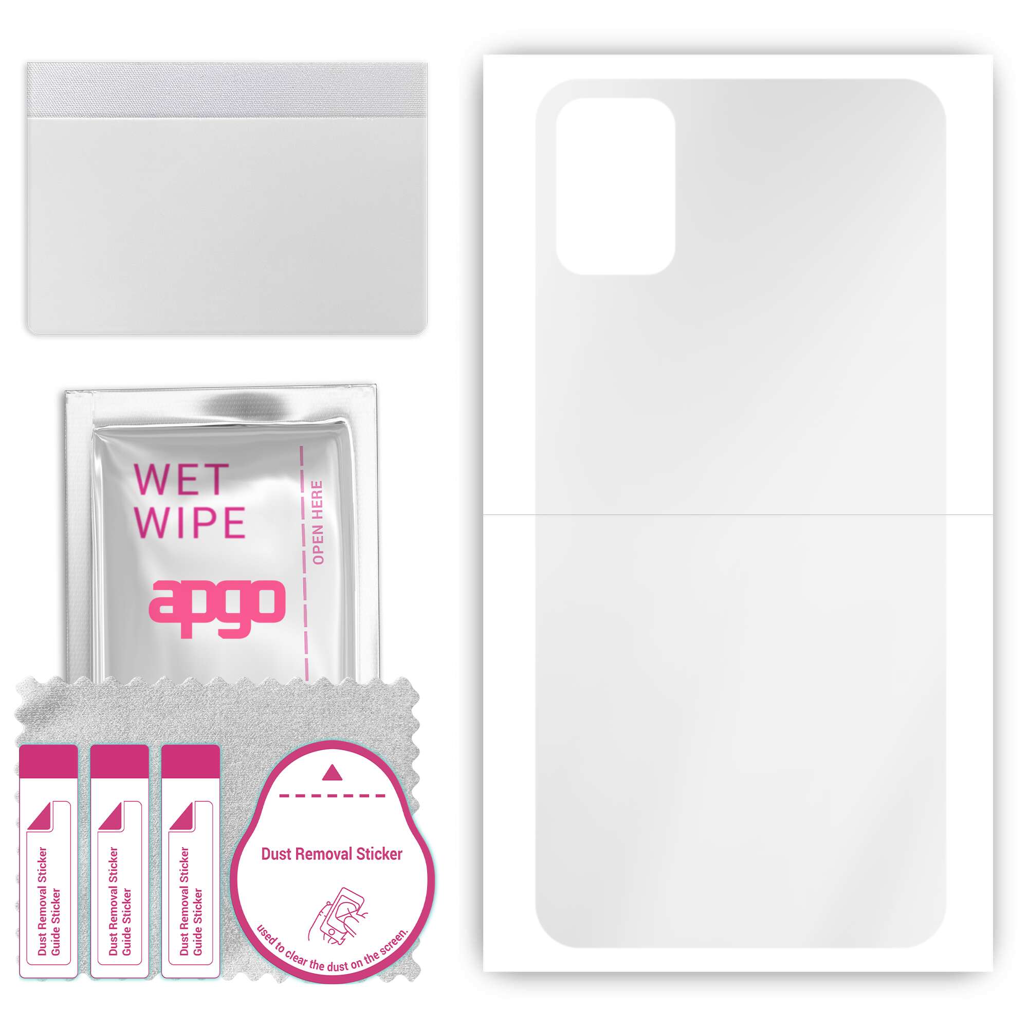 apgo Ultra Clear Protective Skin Sticker for the back compatible with TCL A3X, Wrap Film, Hydrogel Film, Flexible, Soft TPU with positioning layer eas
apgo Ultra Clear Protective Skin Sticker for the back compatible with TCL A3X, Wrap Film, Hydrogel Film, Flexible, Soft TPU with positioning layer eas