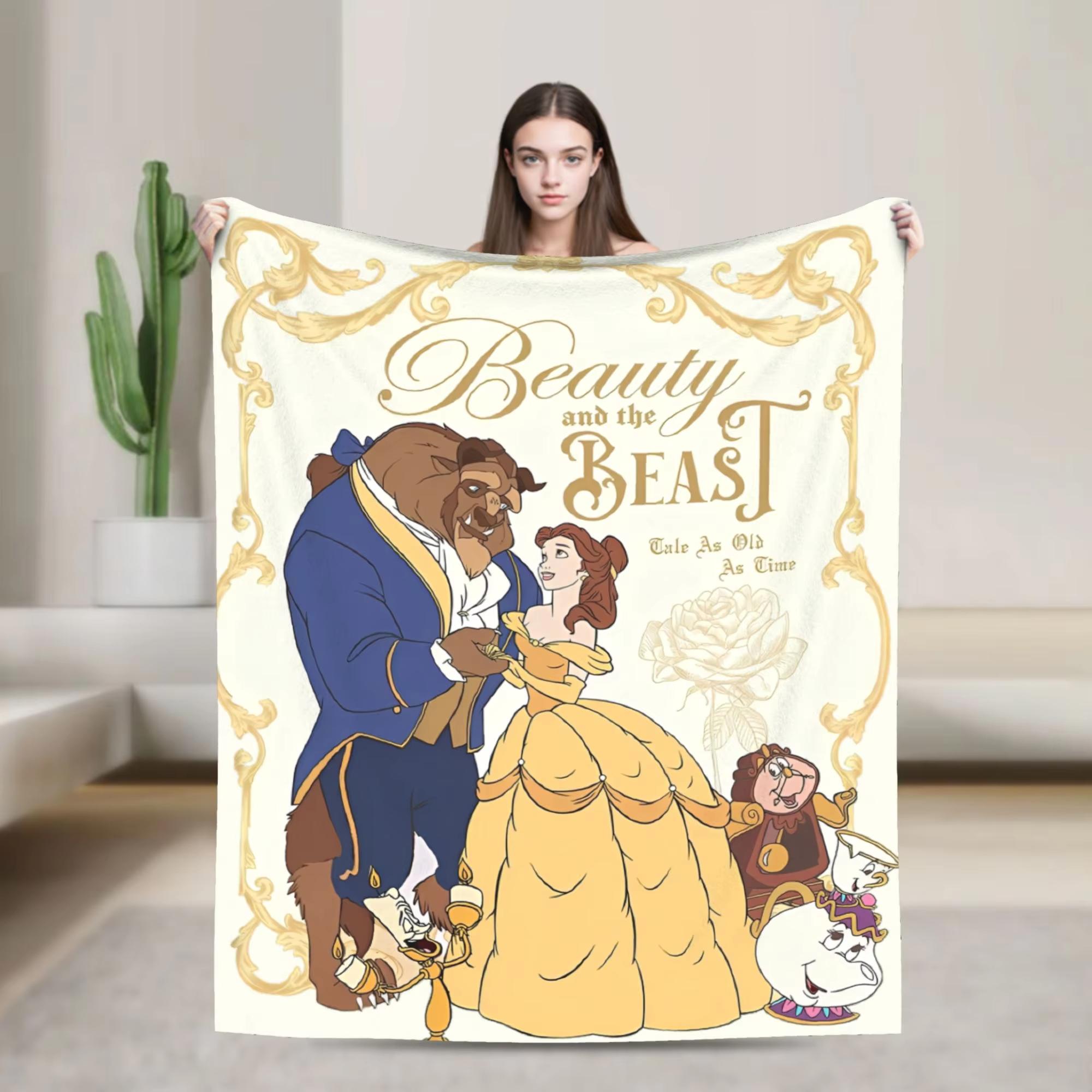 Beauty And The Beast Blanket Single Sided 2DPrint Soft Fluffy Warm Cozy Lightweight Blanket Bedroom Living Room Sofa Travel Gift 100x150cm
Beauty And The Beast Blanket Single Sided 2DPrint Soft Fluffy Warm Cozy Lightweight Blanket Bedroom Living Room Sofa Travel Gift 100x150cm