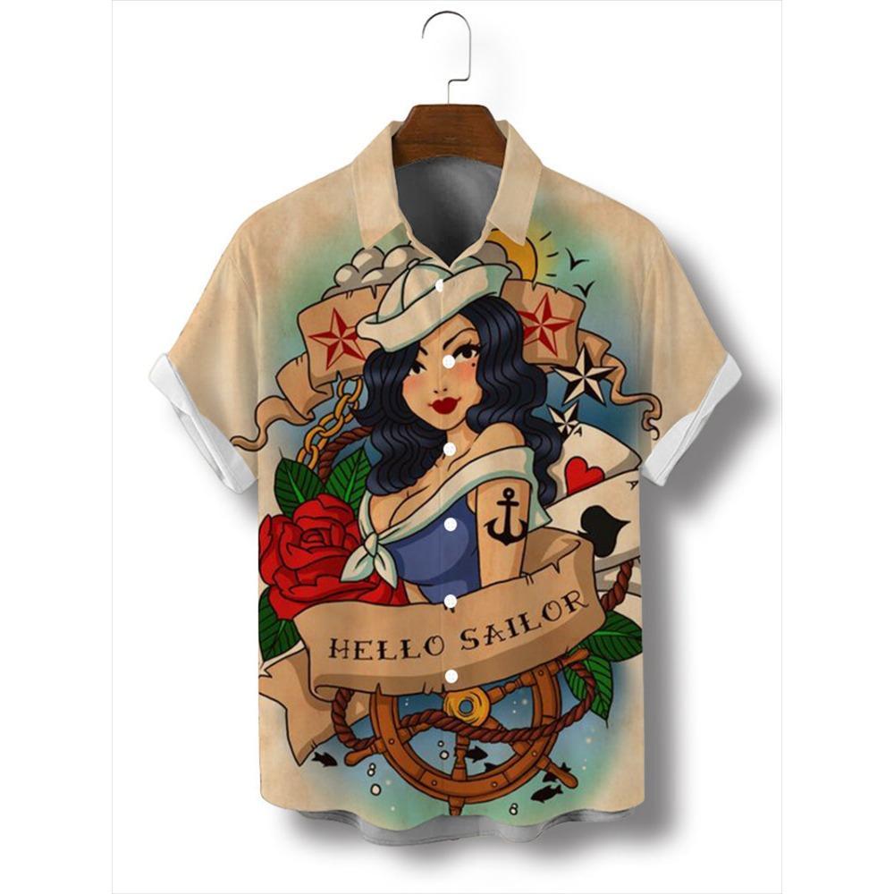 Hawaiian Beach Shirts For Men Casual Fashion Short Sleeve Tops Beauty Print Men s Shirts Vacation Blouse Button Leisure Clothing S
Hawaiian Beach Shirts For Men Casual Fashion Short Sleeve Tops Beauty Print Men s Shirts Vacation Blouse Button Leisure Clothing S