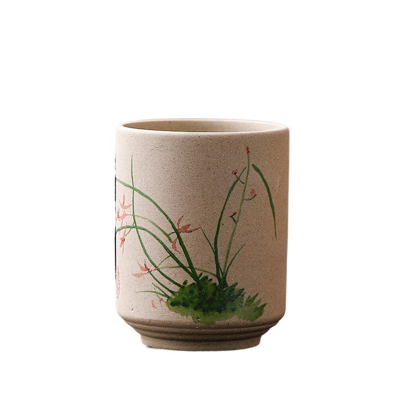 Health Coarse Pottery Cup Ceramic Straight Cup Japanese Vintage Style Water Cup for Home Daily Drinking and Tea Serving 180ML орхідейний
Health Coarse Pottery Cup Ceramic Straight Cup Japanese Vintage Style Water Cup for Home Daily Drinking and Tea Serving 180ML орхідейний