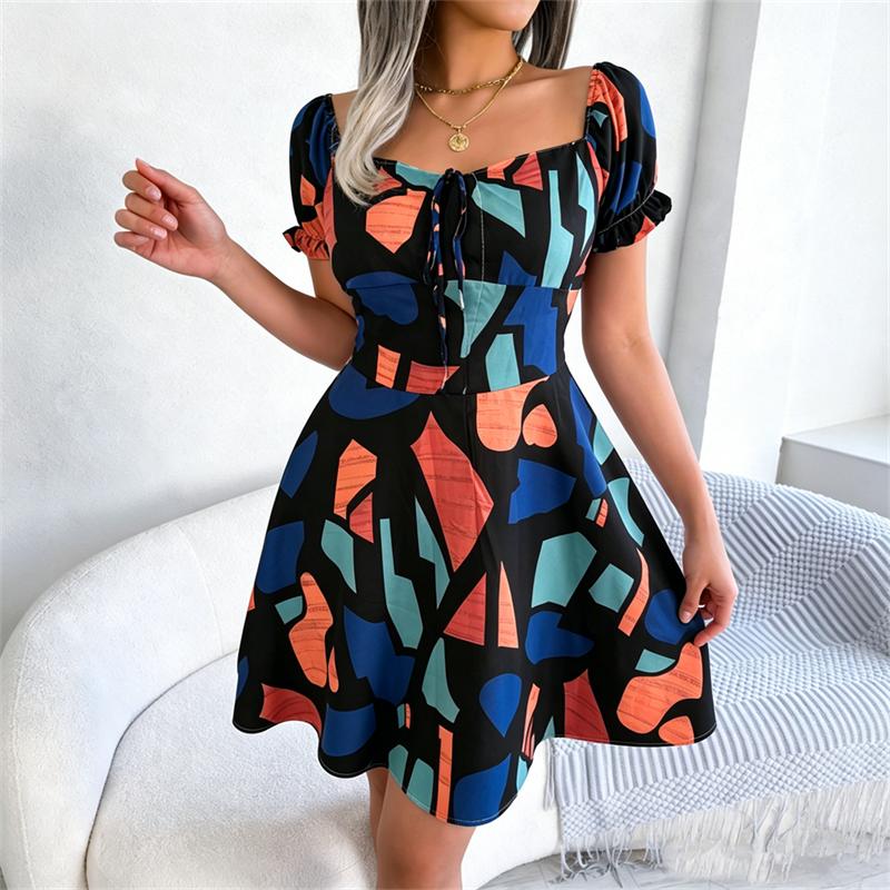 Square Neck Floral Swing Dress Women Flared Sleeve Drawstring Lace-Up S-6XL Spring Summer XXXL онікс
Square Neck Floral Swing Dress Women Flared Sleeve Drawstring Lace-Up S-6XL Spring Summer XXXL онікс