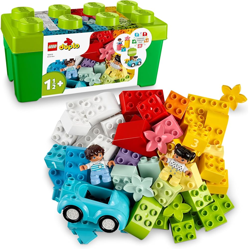 LEGO DUPLO Deluxe Set Storage Container Educational Toy for Toddlers Boys Girls Ages 1.5 to 3 Years 10913
LEGO DUPLO Deluxe Set Storage Container Educational Toy for Toddlers Boys Girls Ages 1.5 to 3 Years 10913