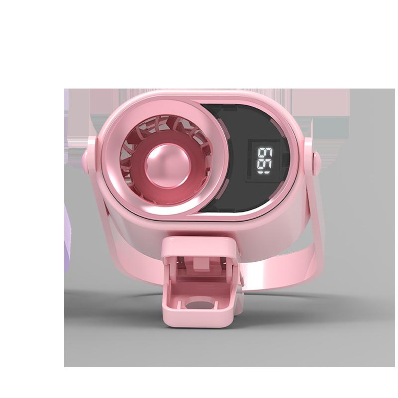 Portable Clip-On Waist Fan: Long-Lasting, High-Speed, Mini Fan for Outdoors with Screen Display and Umbrella Attachment. 7.4x6.8x8 cm
Portable Clip-On Waist Fan: Long-Lasting, High-Speed, Mini Fan for Outdoors with Screen Display and Umbrella Attachment. 7.4x6.8x8 cm