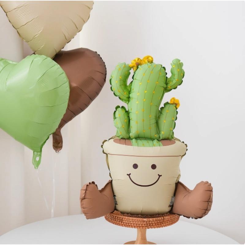 Three aluminum film balloons for cactus potted plants, suitable for birthday parties and theme party decorations
Three aluminum film balloons for cactus potted plants, suitable for birthday parties and theme party decorations