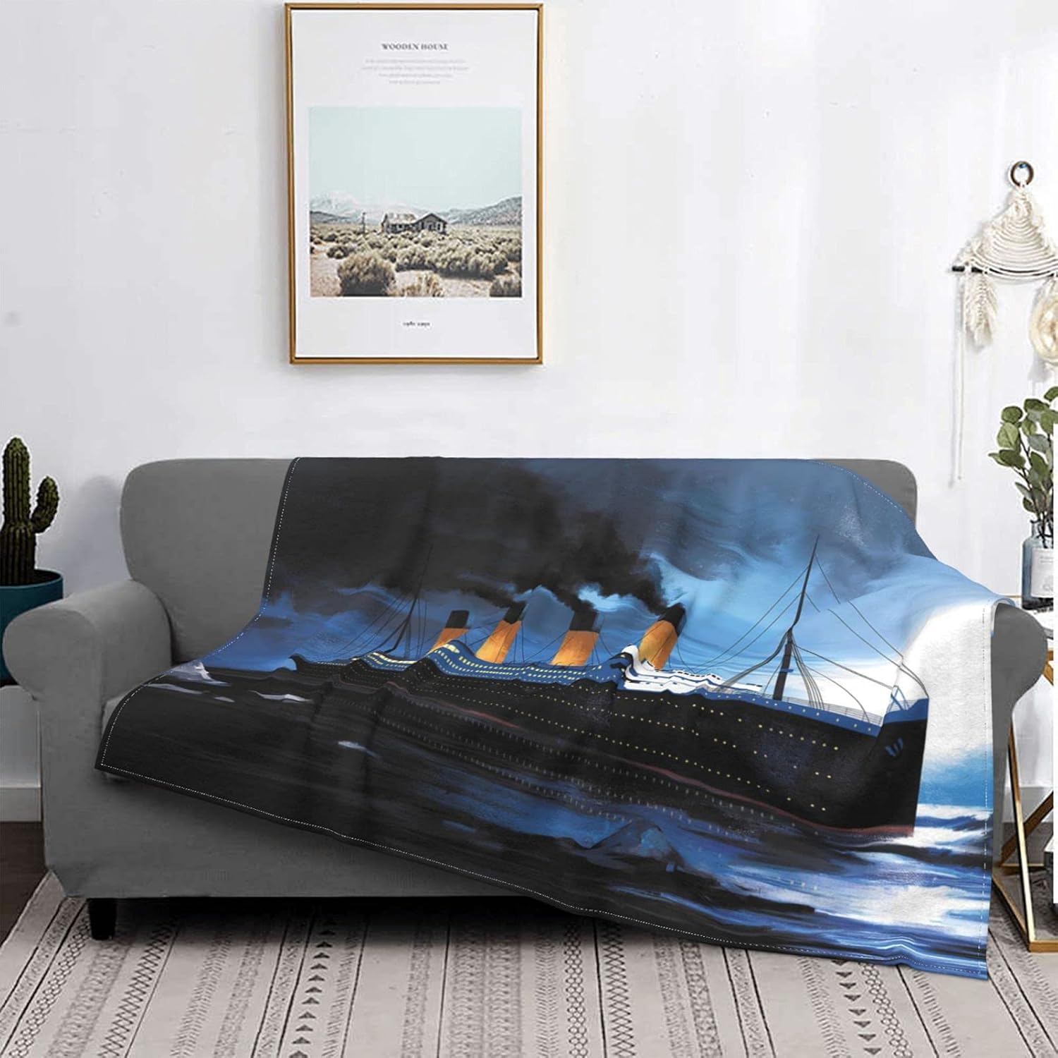 Flannel Blanket Lightweight Soft Cozy Fuzzy Warm Fleece Throw for Couch Sofa Bedroom Living Room x 100x150cm
Flannel Blanket Lightweight Soft Cozy Fuzzy Warm Fleece Throw for Couch Sofa Bedroom Living Room x 100x150cm