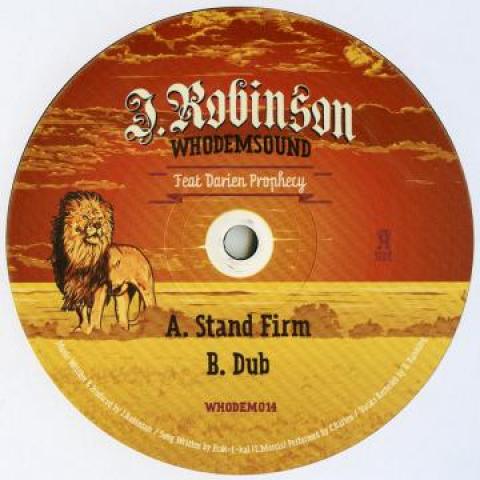10inch Record J. ROBINSON, DARIEN PROPHECY - Stand Firm / Dub WHODEM014 Who Dem Sound 2017 UK Reggae, Ska & Dub Used
10inch Record J. ROBINSON, DARIEN PROPHECY - Stand Firm / Dub WHODEM014 Who Dem Sound 2017 UK Reggae, Ska & Dub Used