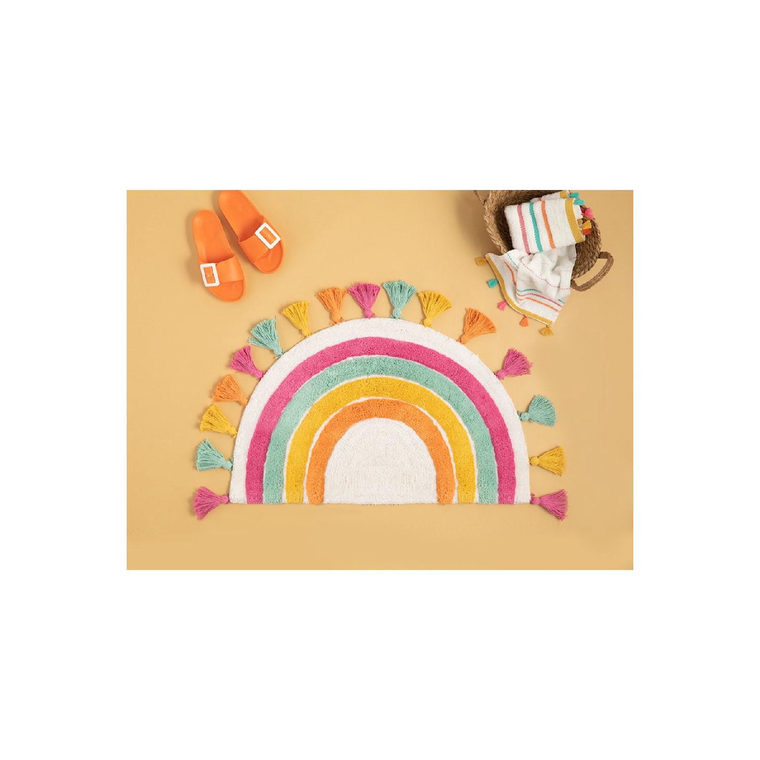 Rainbow Cotton Bath Mat 50x80 Cm Colorful чистый
Rainbow Cotton Bath Mat 50x80 Cm Colorful чистый