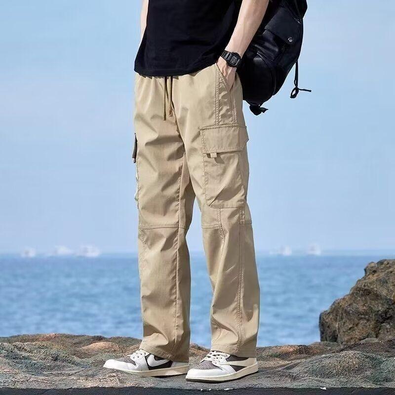 Men s Black Cargo Pants Drawstring Waist Multi-Pocket Loose Fit Casual Outdoor Comfortable Daily Fashion Trousers M хаки
Men s Black Cargo Pants Drawstring Waist Multi-Pocket Loose Fit Casual Outdoor Comfortable Daily Fashion Trousers M хаки