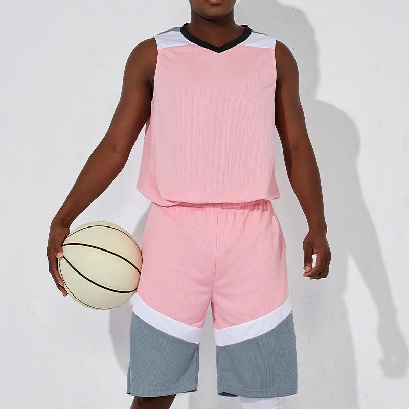 2pcs Set Men Basketball Football Jerseys Fitness Running Sport Clothes Jogging Marathon Athletic Training Plus Size Sportswear M розовый
2pcs Set Men Basketball Football Jerseys Fitness Running Sport Clothes Jogging Marathon Athletic Training Plus Size Sportswear M розовый