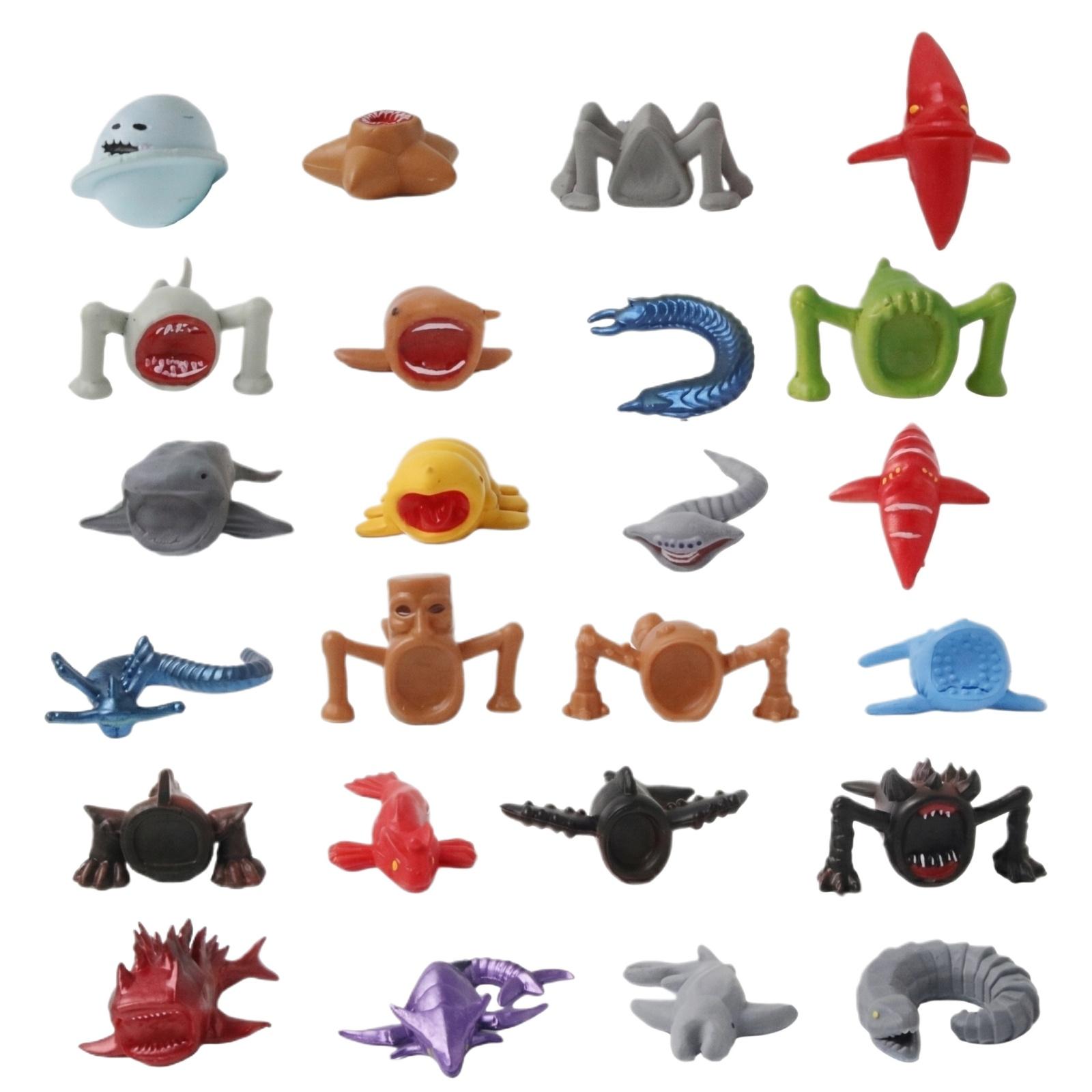 Set of 24 Miniature Monster Figurines Small Collectible Toys Model Figures for Display and Collection with Various Creature Designs and Textures One Size
Set of 24 Miniature Monster Figurines Small Collectible Toys Model Figures for Display and Collection with Various Creature Designs and Textures One Size