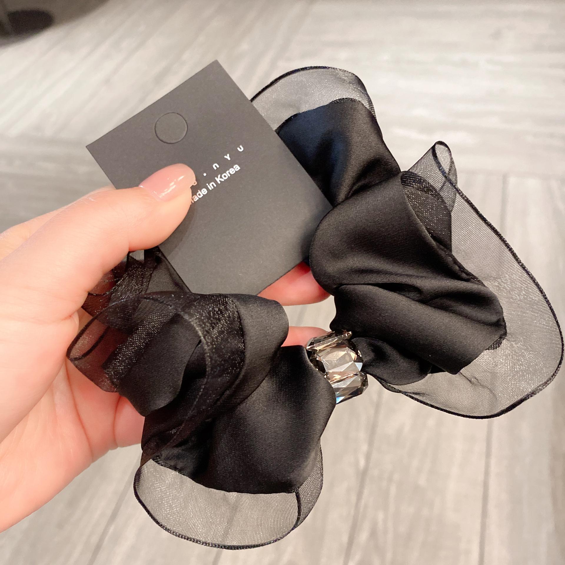 Дафанг Алмазная Органза Черное Кружево Край Резинка для Волос в Виде Большого Кишечника Завязанный Пучок Веревка Женские Высококлассные Головные Цветы Аксессуары для Волос чёрный
Дафанг Алмазная Органза Черное Кружево Край Резинка для Волос в Виде Большого Кишечника Завязанный Пучок Веревка Женские Высококлассные Головные Цветы Аксессуары для Волос чёрный