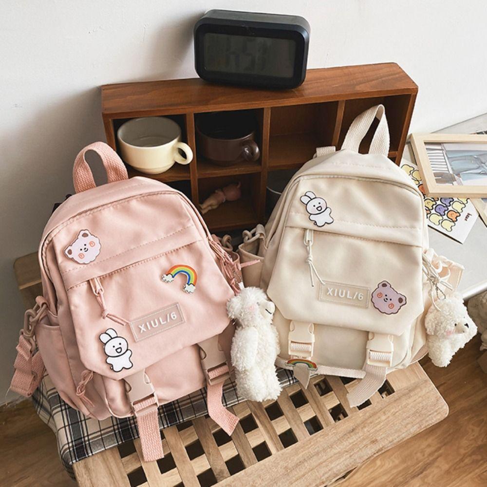 Multifunctional Women Backpack Nylon School Bag Ruckpack Shoulder Bag Student purple-No pendant
Multifunctional Women Backpack Nylon School Bag Ruckpack Shoulder Bag Student purple-No pendant