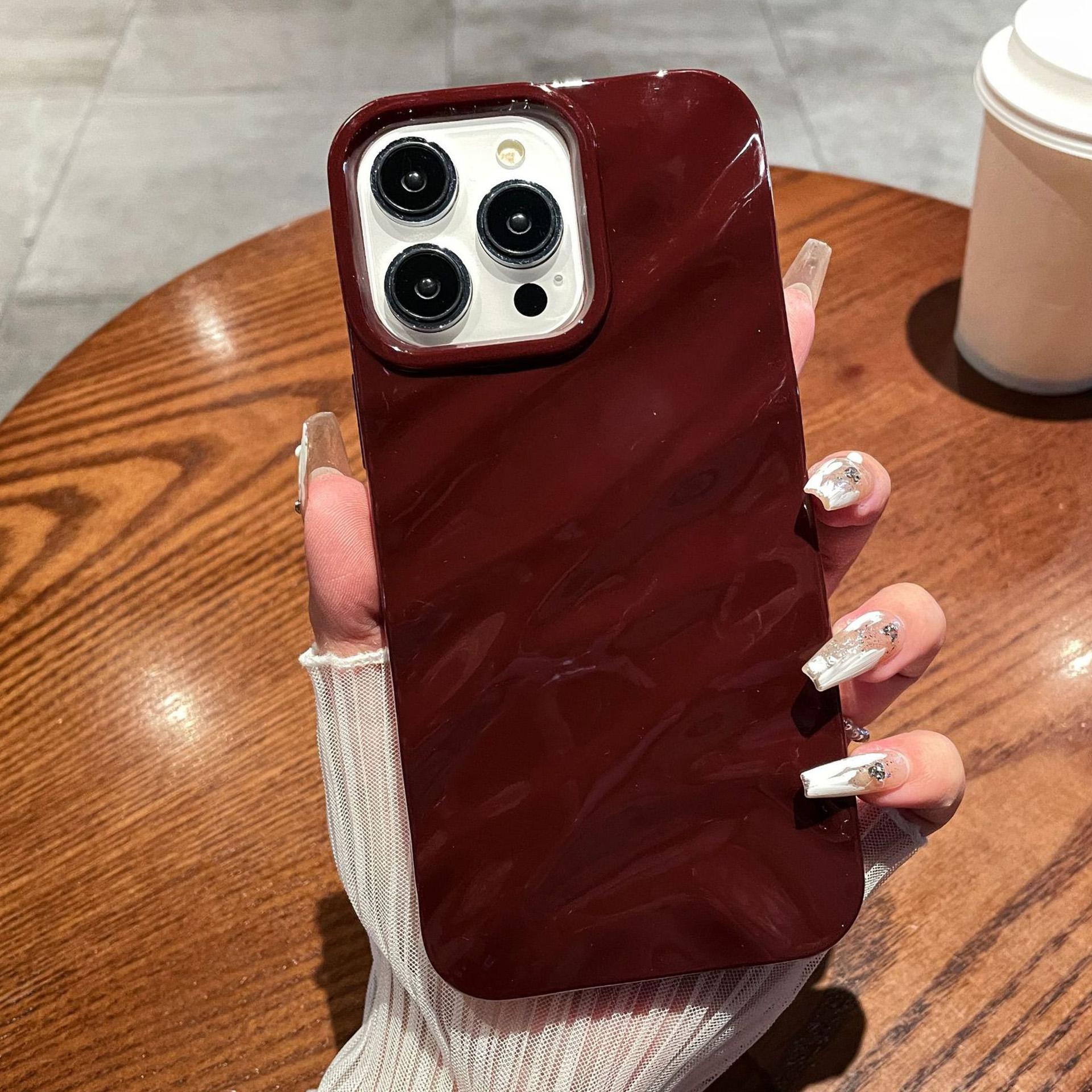 For iPhone 15 Pro Max Protective Case Simple Style Wave Pattern Soft TPU Slim Phone Cover Wine Red
For iPhone 15 Pro Max Protective Case Simple Style Wave Pattern Soft TPU Slim Phone Cover Wine Red