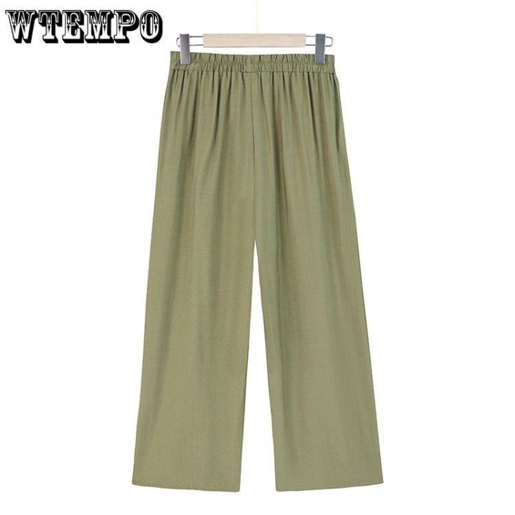Summer Thin Plus Size Mom Wide Leg Pants for Middle-aged and Elderly Women Cropped Pants Loose Elastic Waist 4XL абрикосовий
Summer Thin Plus Size Mom Wide Leg Pants for Middle-aged and Elderly Women Cropped Pants Loose Elastic Waist 4XL абрикосовий