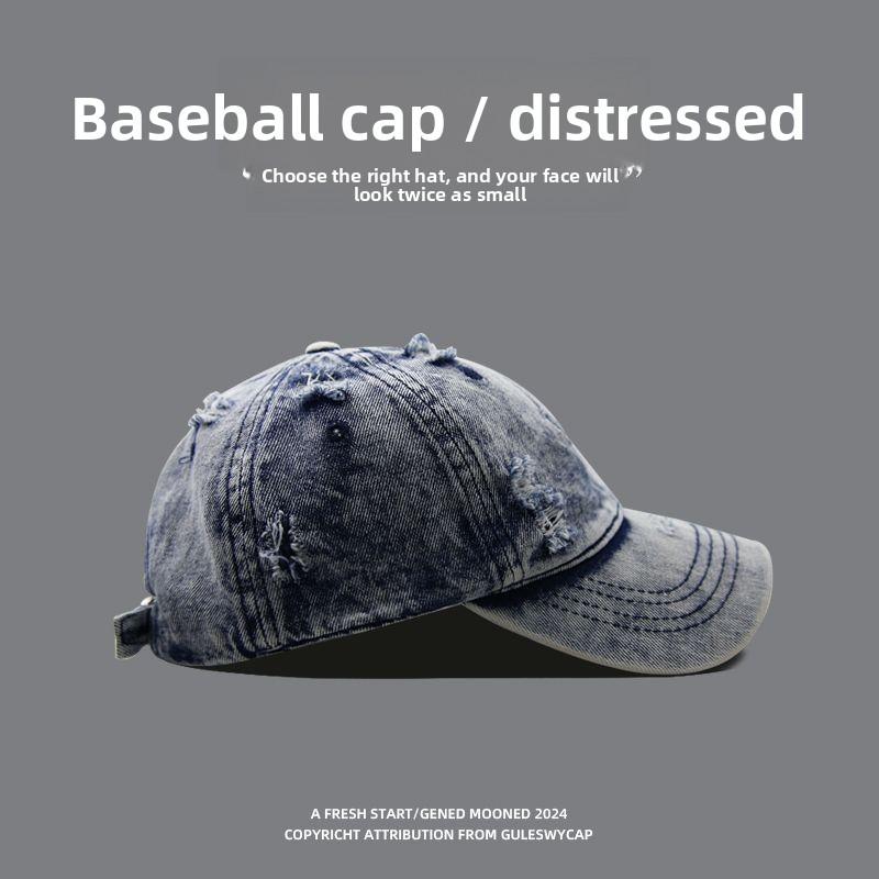 Cowboy Hole Washed Soft Top Hat Female Cap Internet Celebrity Edge Curved Eaves Shade Baseball Man
Cowboy Hole Washed Soft Top Hat Female Cap Internet Celebrity Edge Curved Eaves Shade Baseball Man