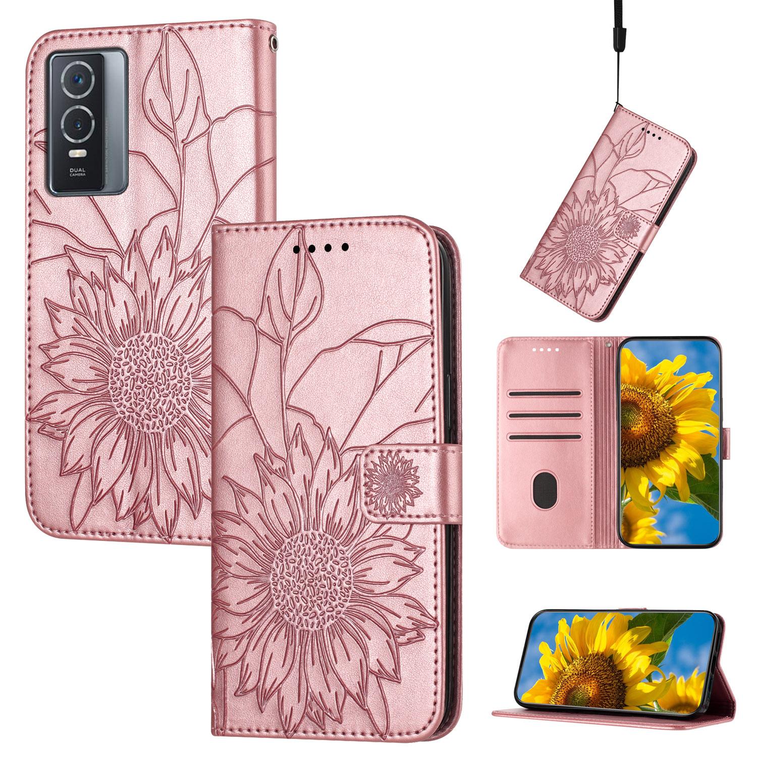 Захисний чохол із натуральної шкіри з тисненням «Соняшник» Фоліо, слоти для магнітних карток, тримач, підставка, ремінець, відкидний чохол для Vivo Y21 Y33S Y02S Y16 Y35 Y22S Y76 Vivo Y22S/Y22 рожевий колір золота
Захисний чохол із натуральної шкіри з тисненням «Соняшник» Фоліо, слоти для магнітних карток, тримач, підставка, ремінець, відкидний чохол для Vivo Y21 Y33S Y02S Y16 Y35 Y22S Y76 Vivo Y22S/Y22 рожевий колір золота