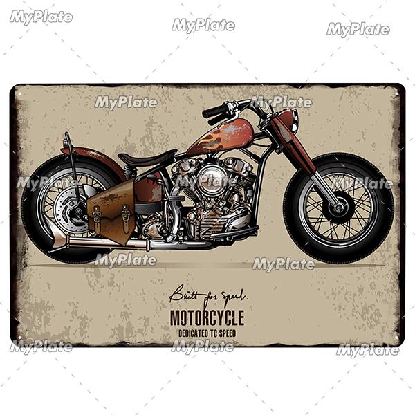 Motorcycle Metal Sign Vintage Plaque Tin Sign Wall Decor For Garage Club Plate Crafts Art Route 66 Poster Gift Custom Wholesale 20x30cm(7.8x11.8inch)
Motorcycle Metal Sign Vintage Plaque Tin Sign Wall Decor For Garage Club Plate Crafts Art Route 66 Poster Gift Custom Wholesale 20x30cm(7.8x11.8inch)