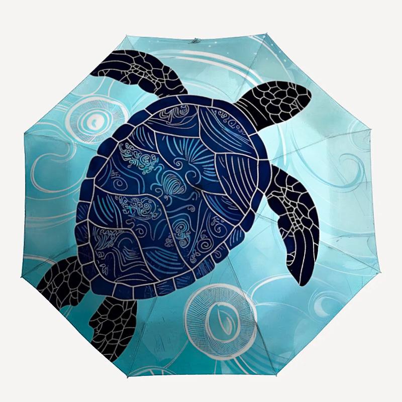 1pc Ocean Turtle Automatic Folding Umbrella - Compact 8-Rib Design, Durable Plastic & Iron, Lightweight for Outdoor Daily Use147
1pc Ocean Turtle Automatic Folding Umbrella - Compact 8-Rib Design, Durable Plastic & Iron, Lightweight for Outdoor Daily Use147