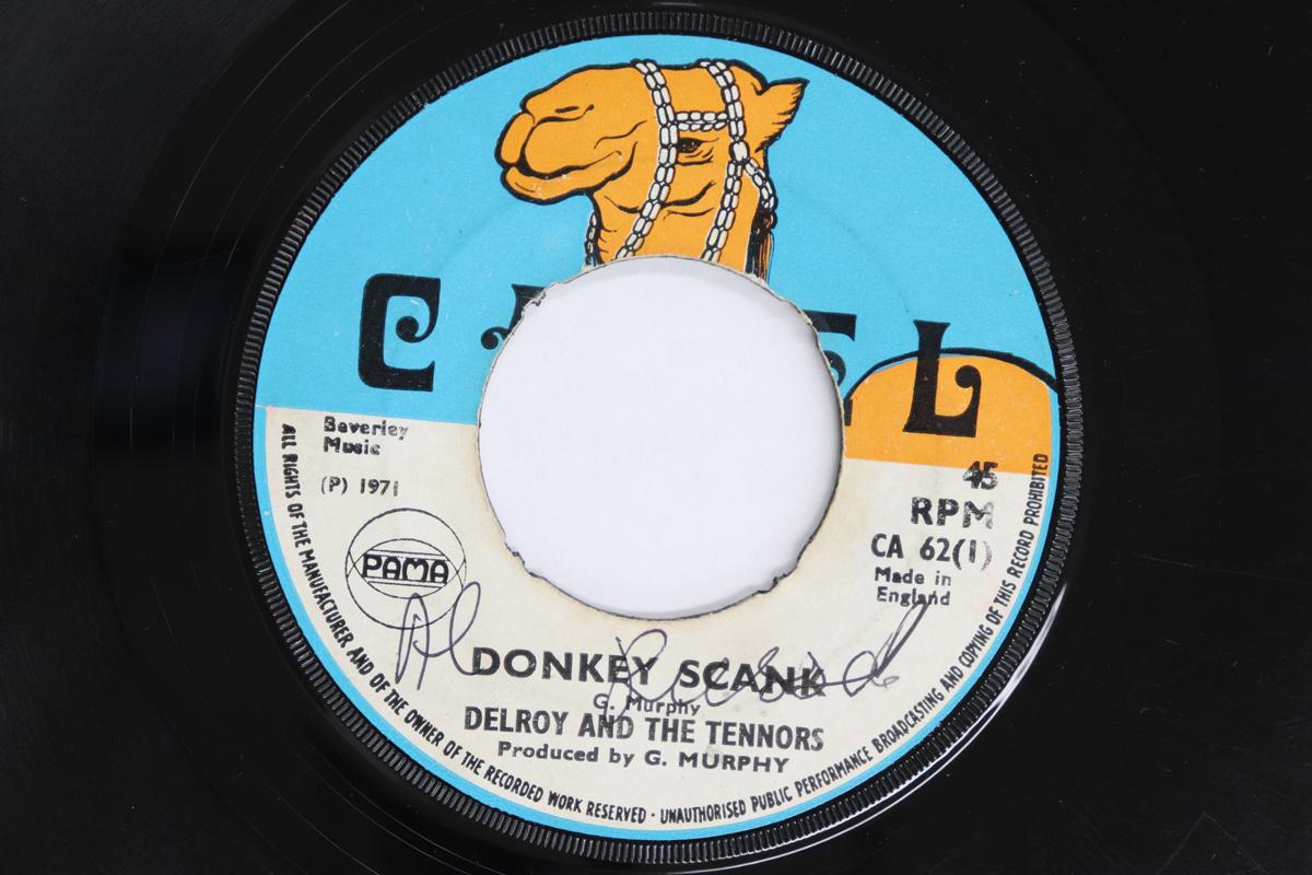 7inch Record DELROY TENNORS MURPHY ALLSTARS Donkey Scank Donkey Track CA62 CAMEL 1971 UK Reggae Ska Dub Used
7inch Record DELROY TENNORS MURPHY ALLSTARS Donkey Scank Donkey Track CA62 CAMEL 1971 UK Reggae Ska Dub Used