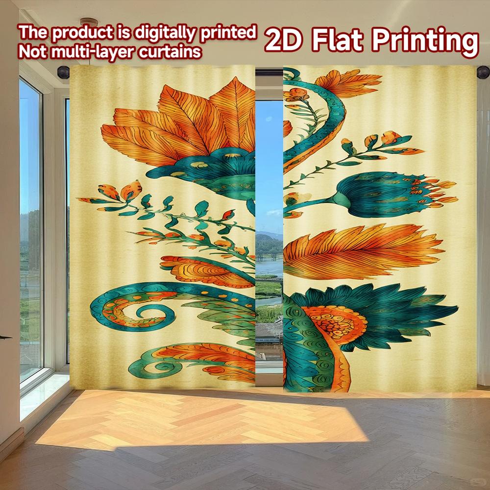 Set Of 2 Flat Printing Curtains Without Rod Floral Swirls Circles Women Is Day Festival Fashion Versatile Made Polyester W100*H70(CM)-Grommet top&2PCS
Set Of 2 Flat Printing Curtains Without Rod Floral Swirls Circles Women Is Day Festival Fashion Versatile Made Polyester W100*H70(CM)-Grommet top&2PCS