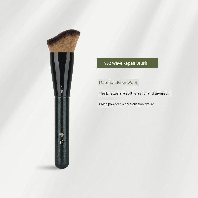 Meizai Y32 Wave Shading Brush Side Face Shadow Brush Fit Facial Contour Oblique Angle Side Shadow Brush Cangzhou Makeup Brush Fiber Wool Y32 Wave Contouring Brush
Meizai Y32 Wave Shading Brush Side Face Shadow Brush Fit Facial Contour Oblique Angle Side Shadow Brush Cangzhou Makeup Brush Fiber Wool Y32 Wave Contouring Brush