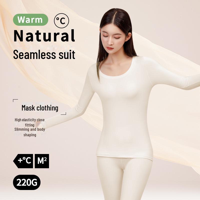 2024 Women s Seamless Thermal Underwear Set - Round Neck, Slim Fit, Autumn/Winter One Size коричневый
2024 Women s Seamless Thermal Underwear Set - Round Neck, Slim Fit, Autumn/Winter One Size коричневый