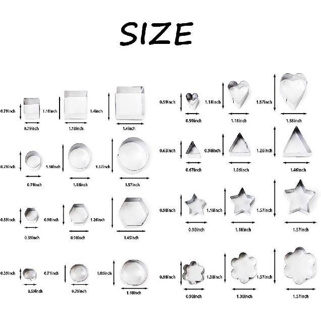 Набор инструментов для вырубки печенья, 24 шт. Маленькие формы для печенья для выпечки и приготовления пищи, 8 форм металлические вырубки для печенья для фестивалей и ежедневного использования, Применяется
Набор инструментов для вырубки печенья, 24 шт. Маленькие формы для печенья для выпечки и приготовления пищи, 8 форм металлические вырубки для печенья для фестивалей и ежедневного использования, Применяется