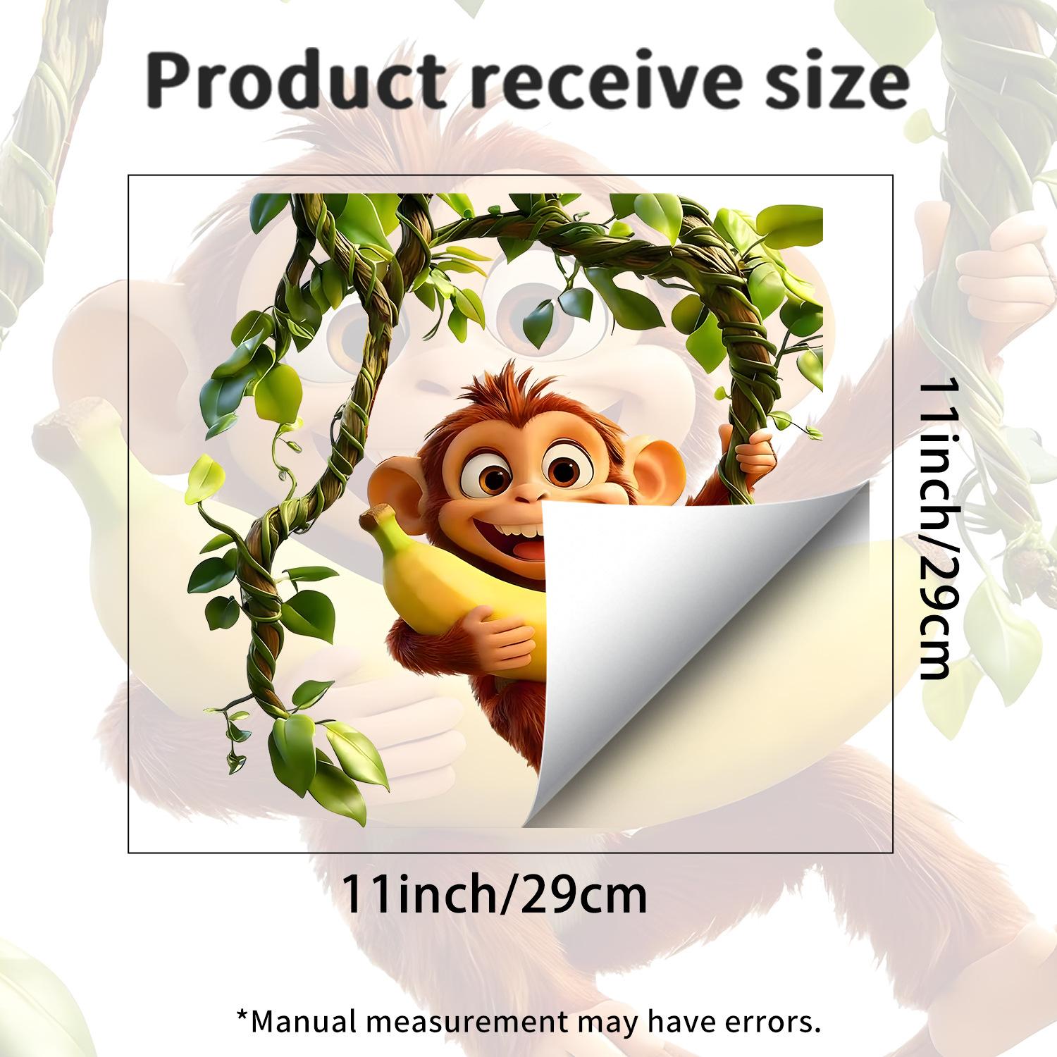 Fun Monkey Window Stickers Are Suitable for Glass Decorations in Bedrooms, Living Rooms, Children s Rooms, Balconies, Etc. JDT-A516
Fun Monkey Window Stickers Are Suitable for Glass Decorations in Bedrooms, Living Rooms, Children s Rooms, Balconies, Etc. JDT-A516