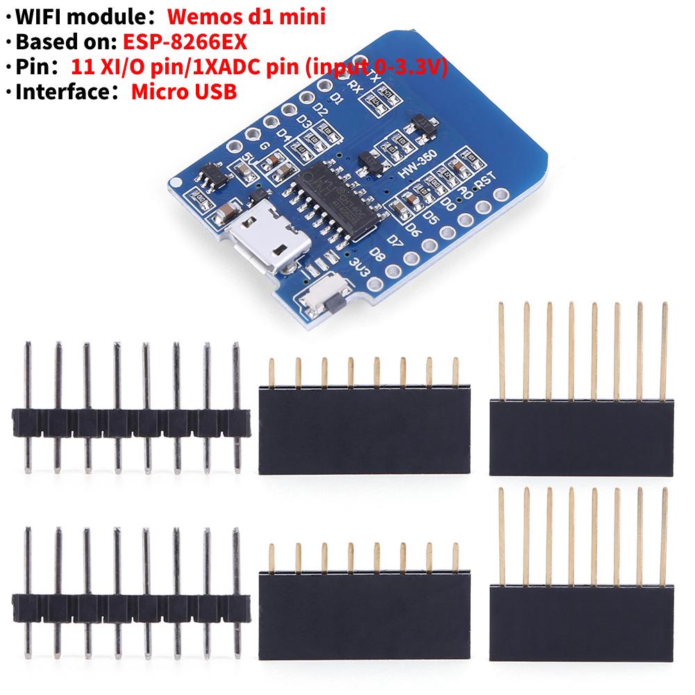 ESP32-32/D1 Mini ESP8266 Development Board Wireless WiFi+Bluetooth module Ultra-Low Power Consumption SPI Flash ESP32s
ESP32-32/D1 Mini ESP8266 Development Board Wireless WiFi+Bluetooth module Ultra-Low Power Consumption SPI Flash ESP32s