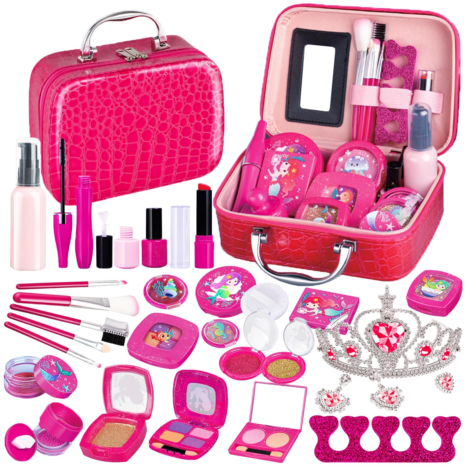 La Gacela Makeup Toy Makeup Set Mermaid Girl Makeup Pretend Play Luxury Set Makeup Toy Cosmetic Toy Dresser Toy Cosmetic Bag Cute Play House Set
La Gacela Makeup Toy Makeup Set Mermaid Girl Makeup Pretend Play Luxury Set Makeup Toy Cosmetic Toy Dresser Toy Cosmetic Bag Cute Play House Set