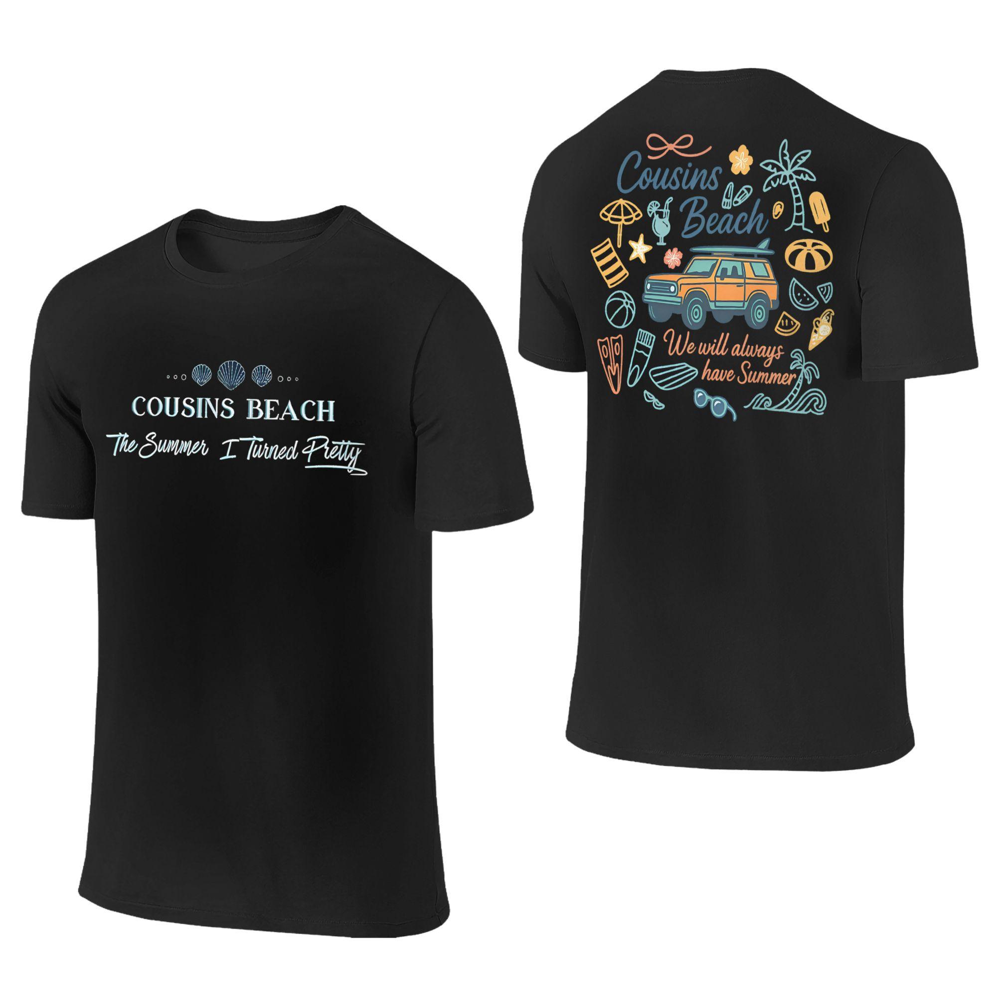 Summer I Turned Pretty Cousins Beach T-Shirt Round Collar Pure Cotton T Shirt Short Sleeve Tees 2-sided Plus Size Clothing 4XL
Summer I Turned Pretty Cousins Beach T-Shirt Round Collar Pure Cotton T Shirt Short Sleeve Tees 2-sided Plus Size Clothing 4XL