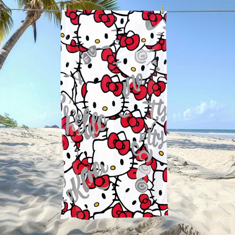 1pc Sanrio Hello Kitty Beach Towel Soft Microfiber Bright Red White Cartoon Design Lightweight Durable Machine Washable Summer W30*H60(CM)
1pc Sanrio Hello Kitty Beach Towel Soft Microfiber Bright Red White Cartoon Design Lightweight Durable Machine Washable Summer W30*H60(CM)