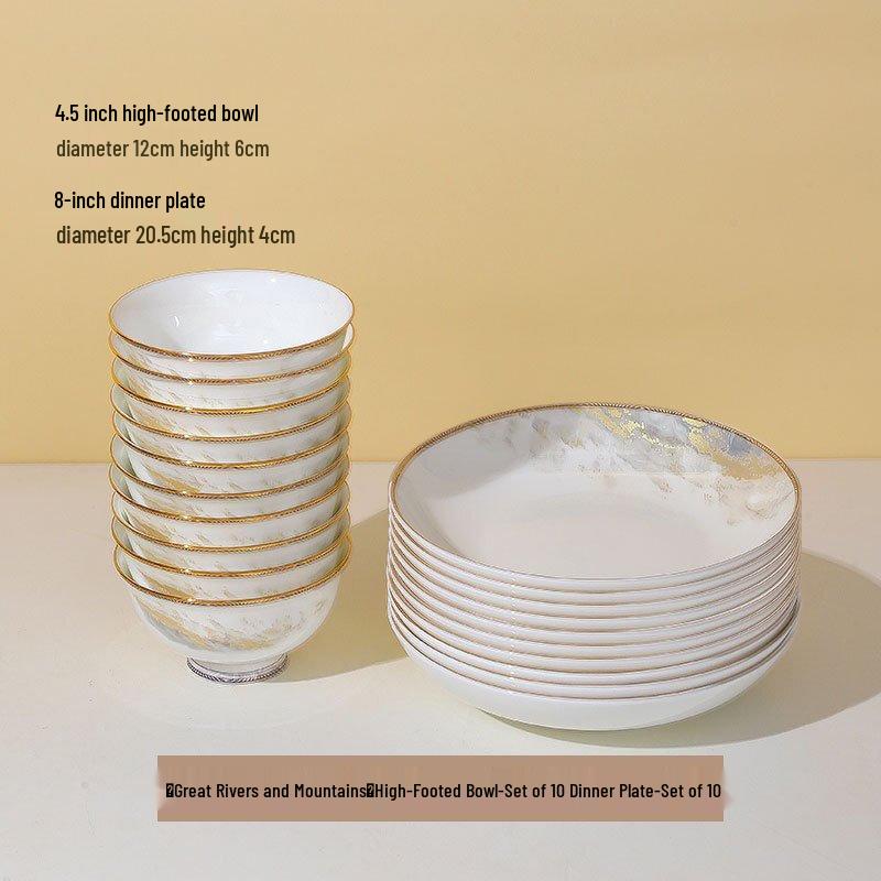 Abay Chinese Ceramic Dinner Plate Gift Set
Abay Chinese Ceramic Dinner Plate Gift Set